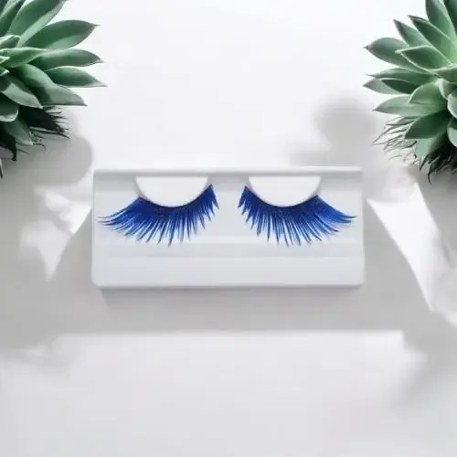 Pestañas Postizas Artísticas Blue 4858 Eyelashes Originales