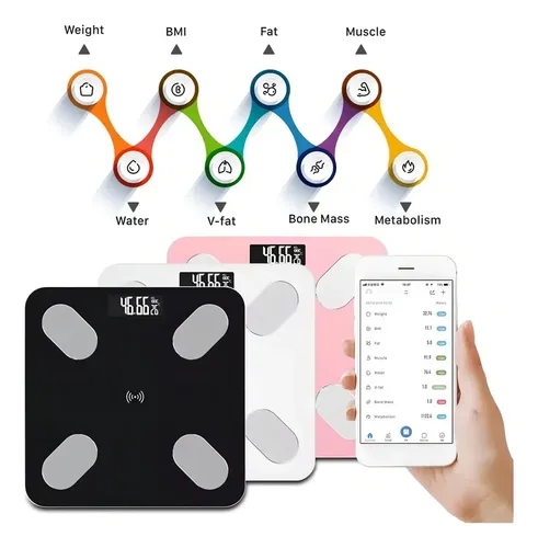Balanza Inteligente Digital Bluetooth App Corporal