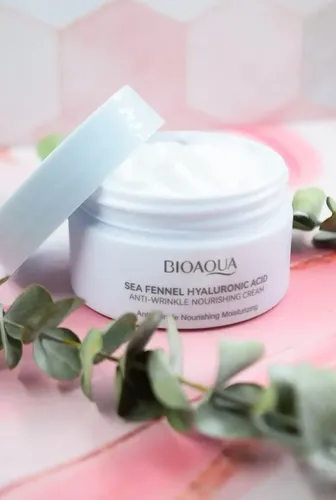 Crema Facial Antiarrugas Hinojo Marino A Hialurónico Bioaqua