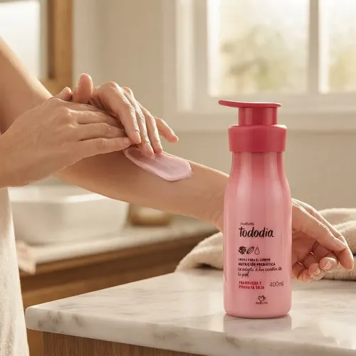 Crema Tododía Corporal Frambuesa Y Pimienta Roja 400 Ml