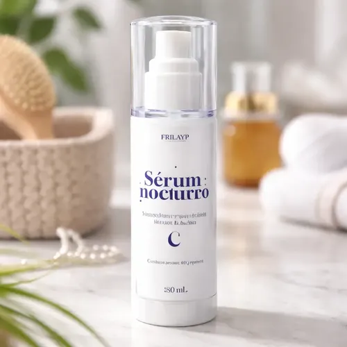 Kit X2 Serum Nocturno Frilayp 80ml Provitamina B5 + Biotina