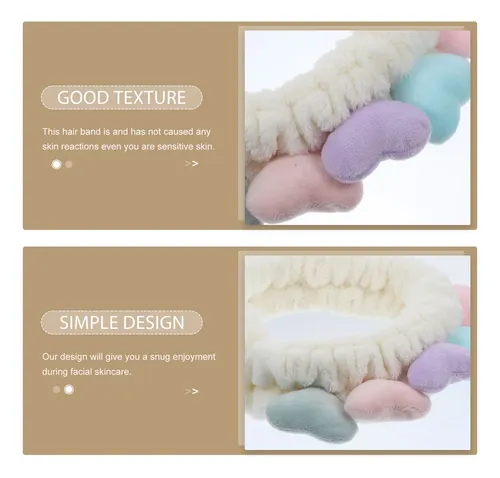 2 Diademas Para Lavar La Cara, Elásticas Para El Cabello, En
