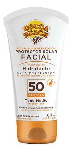 Cocoa Beach Protectores Solares F50 Aerosol, Crema Y Facial
