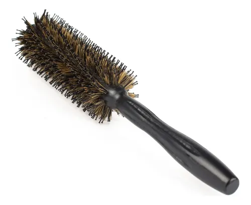 Cepillo De Pelo Redondo Agoder 4,5cm Con Cerdas De Jabalí Y