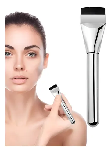 Brocha De Maquillaje Plana, Brocha Para Base Líquida
