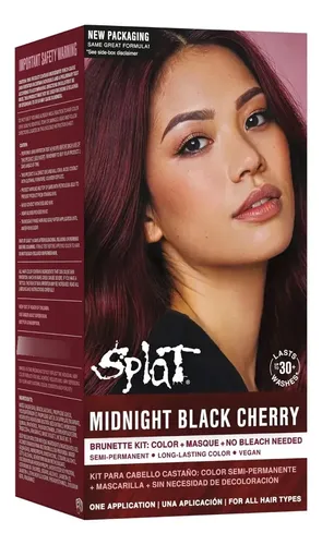 Kit De Tinte Para El Cabello Splat Midnight Black Cherry, Ve