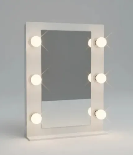 Espejo Hollywood Makeup Maquillaje 60x45cm Para 6 Luces