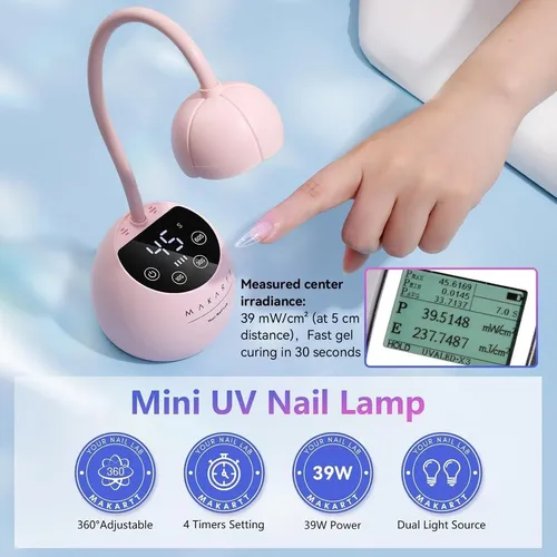 Lámpara Uv Led Makartt Gooseneck 12w Para Uñas
