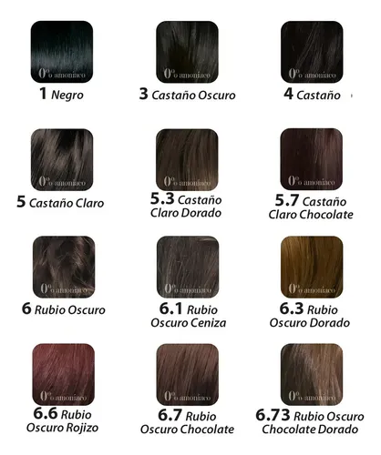 Tintura Biferdil Biocolor 0% Amoniaco Libre De Gluten Nº6 Tono Nº6 Rubio Oscuro