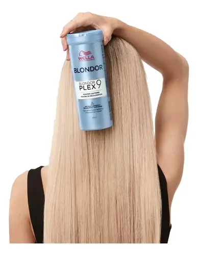 Polvo Wella Blondor Plex 9 Decolorante 400gr Anticobrizo 6c