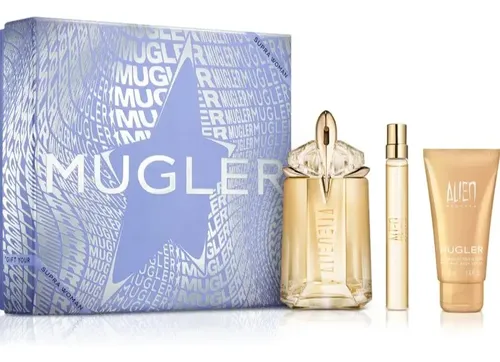 Set Perfume Mugler Alien Goddess EDP 60ml Con Minitalla Y Body Lotion