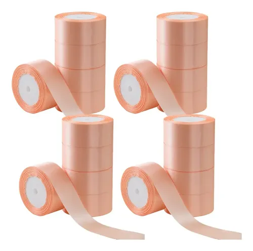 20 Rollos De Liston Decorativa De 4 Cm De Ancho, Largo 45 Dm