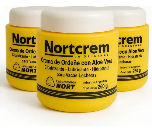 Crema De Ordeñe Con Aloe Y Avena Nort X3 X 250gr La Original