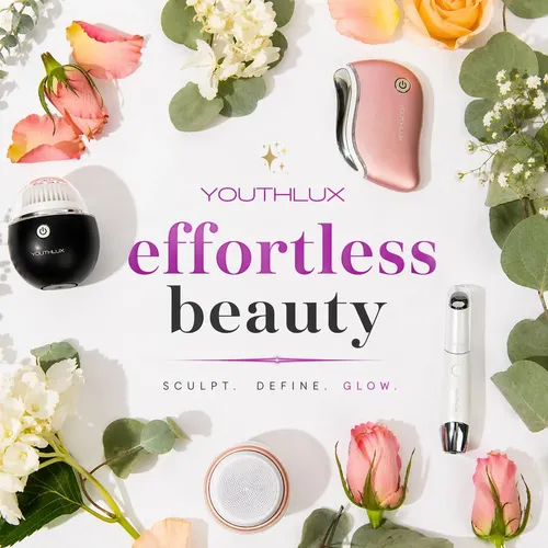 Masajeador Facial Youthlux Prosculpt Gua Sha Calentado En Or