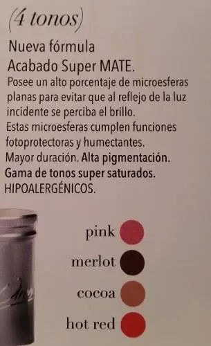 Arex Labial Matte Labios Super Atractivos Art1133 Color 133 Hot Red
