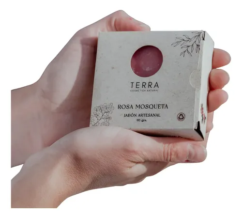 Jabón Hidratante Rosa Mosqueta Terra Cosmética Natural 110g