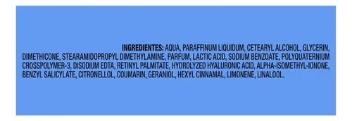 Crema De Peinar Sedal Hialuronico Y Vitamina A 300 Ml