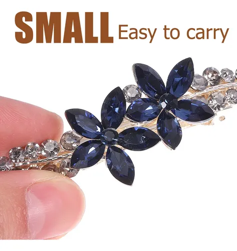 Pinza Para El Pelo Para Mujer Con Diamantes De Imitación Y F