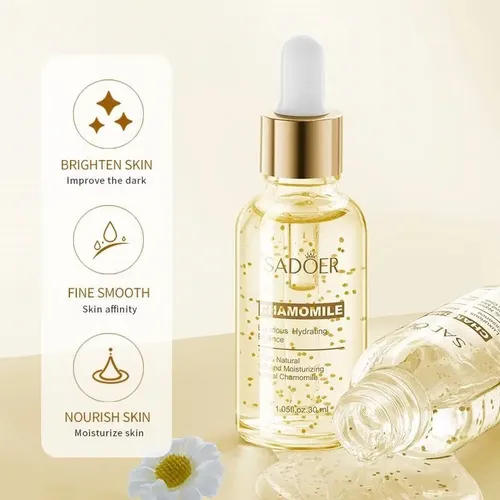 Serum Facial Manzanilla Calmante Hidratante Sadoer X 30ml Todo Tipo De Piel Día/noche