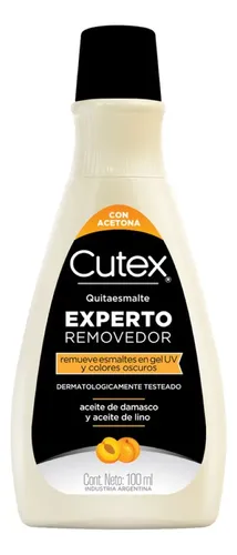 Cutex Quitaesmalte Experto Removedor X 100 Ml