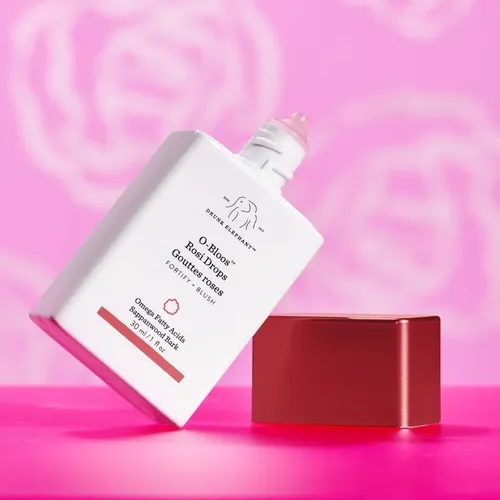Rubor Liquido O-bloos Rosi Glow Drops Drunk Elephant – Tipo de piel Todo tipo de piel