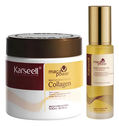 Combo Karseell Máscara Colágeno 500ml + Serum Oil Argán 50ml