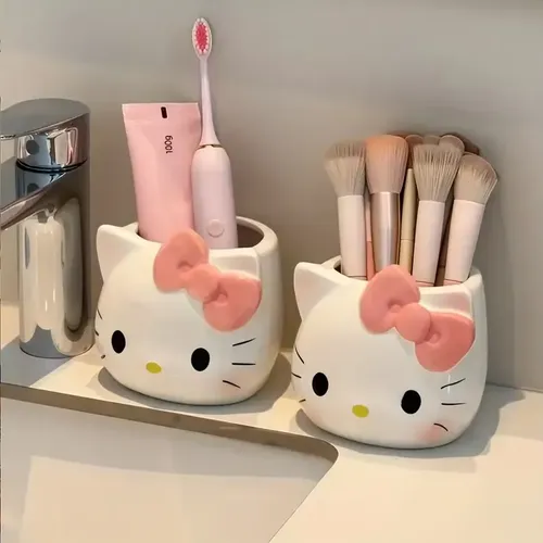 Organizador De Brochas Pinceles Y Lapices Hello Kitty