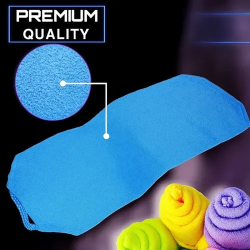 Set Exfoliante Nylon Doble Cara Para Baño Rápido Y Durader