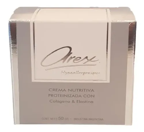 Arex Crema Nutritiva Proteinizada Colágeno Y Elastina Art141 Tipo de piel Seca