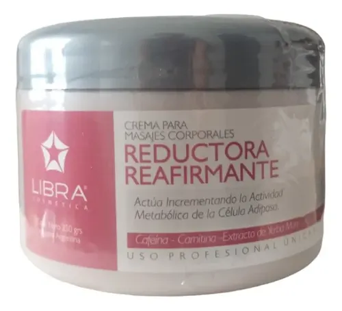 6 Crema Masajes Reductora Y Reafirmante 250g Libra Cosmetica Fragancia Suave