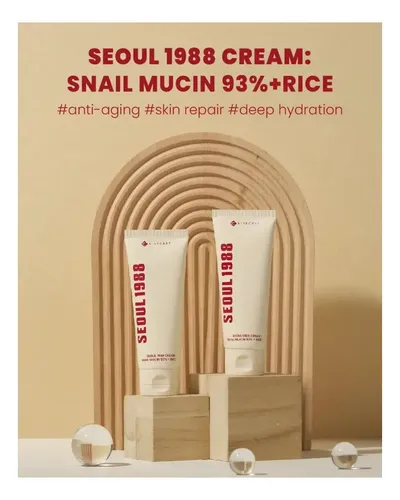 KSECRET Seoul Crema Mucina Caracol 93% y Arroz Hipoalergénica 100ml Facial