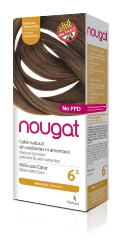 Nougat Tintura Semipermanente 6.2 Almendra Sin Amoníaco Cabello