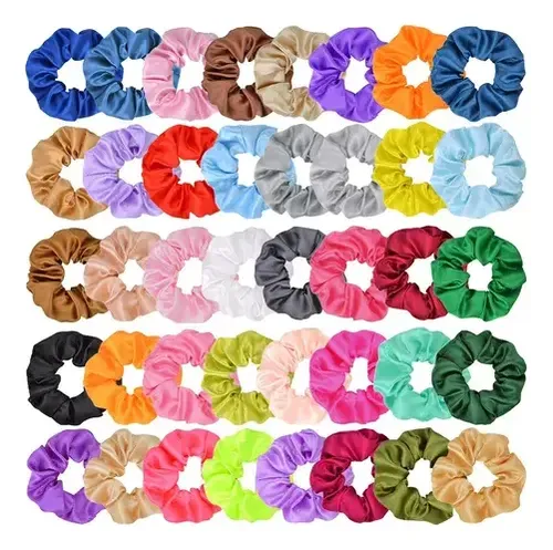 * 40 Colores Ligas Elásticas For Cabello Scrunchies De .