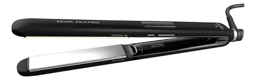 Plancha Gama X-Wide Digital Dual Plates 4D Negra