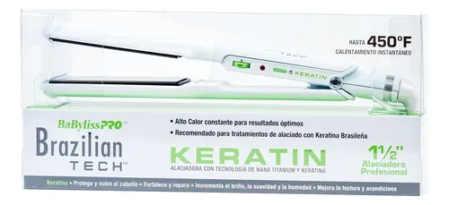 Planchita Plancha Pelo Brazilian Tech Keratina 9559 Babyliss