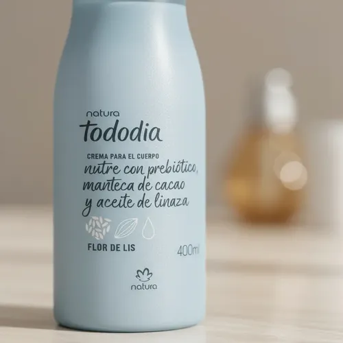 Crema Hidratante Corporal Natura Tododia Fragancia Flor De Lis 400ml