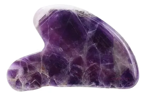 Raspador Gua Sha De Jade Natural Masajeador Piedra Cuarzo Ro