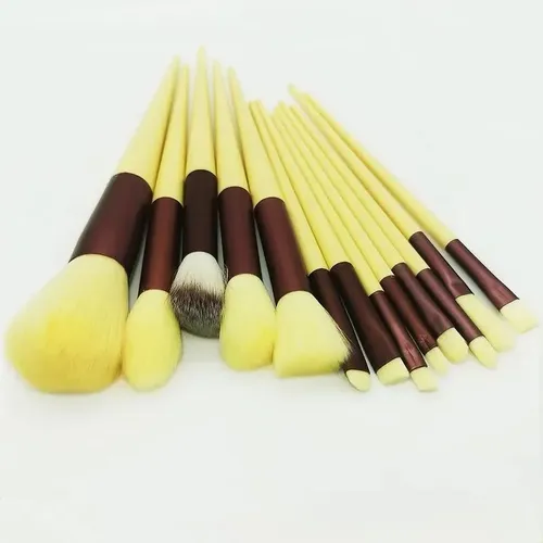 Set 13 Brochas Para Base Polvo Rubor Y Sombras