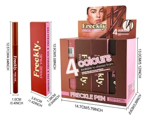 Lápiz Pecas Falsas Estilo Natural Freckles Waterproof Stamp