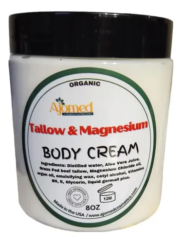Manteca Corporal De Sebo De Vacuno Y Magnesio – Grass Fed…