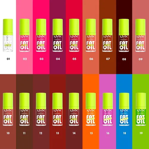 Nyx Professional Makeup Gloss Fat Oil Lip Drip Kiwi Freezie