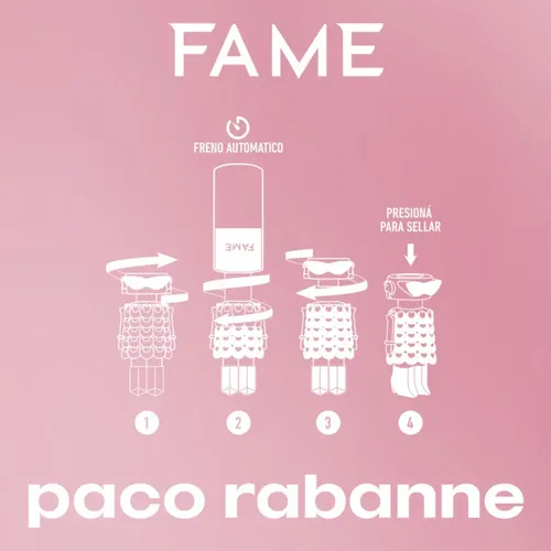 Perfume Paco Rabanne Fame Edp Bottle Refill 200ml Recargable