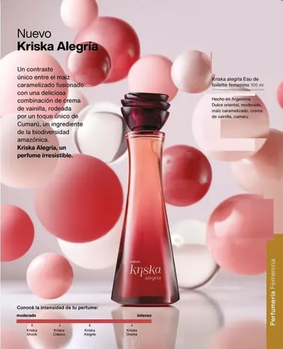 Kriska Alegría Eau De Toilette Femenino 100ml Natura