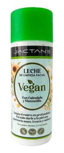 Leche De Limpieza Vegan Jactan’s Con Calendula Y Manzanilla