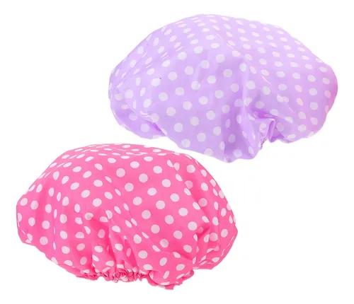 Gorros De Ducha Impermeables, 2 Unidades, Gorros De Baño Par