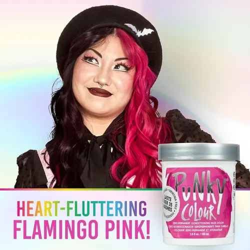 Tinte Semipermanente Punky Flamingo Pink Para Cabello