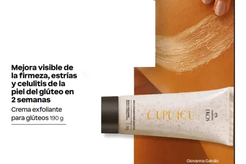 Natura Ekos Cupuacu Crema Exfoliante Para Glúteos 190g