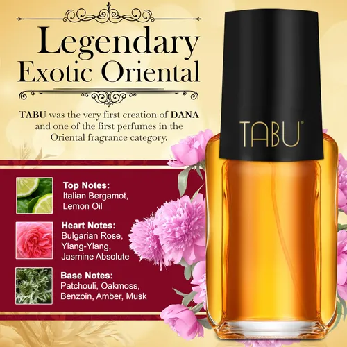 Colonia En Aerosol Perfume Dana Tabu Para Mujer, 100 Ml