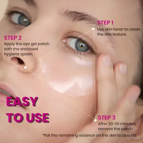 Parches Para Ojos De Colágeno Cálcico Koec, 60 Unid