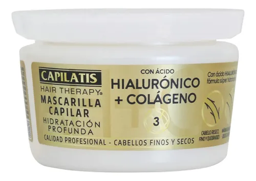 Mascarilla Capilar Capilatis Con Ácido Hialurónico+colágeno